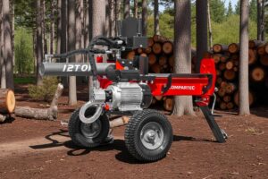 Fendeur de bois WoodMaster CWM12E - 12 t, Électrique - Image 5