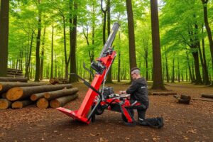 Fendeur de bois WoodMaster CWM20B - 20 t, Essence, Briggs & Stratton - Image 4