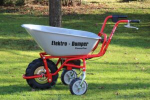 PowerPac Brouette électrique ED120 - Mini-dumper + 115 L Benne à déversement - Image 3