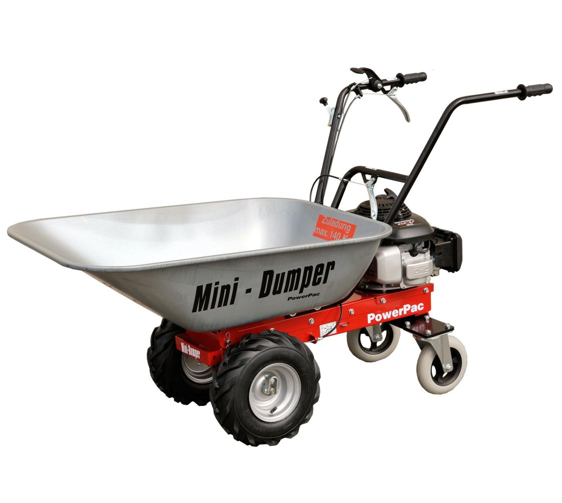 prod_042_img_00 PowerPac Brouette MCM100 - Mini-dumper + 110 Liter Volume de benne - Image 1