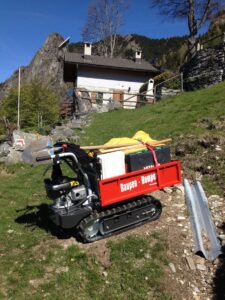 Mini-dumper RC360 mit Chenilles en caoutchouc - 360 kg Capacité de charge, ausziehbahre Ridelles - Image 4