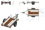 Remorque moto 2 rails  UNITRAILER MOTO 2 – Image 2