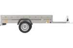 Remorque voiture simple essieu Unitrailer Garden Trailer 230 x 125 cm avec timon fixe 500/750 kg – Image 5