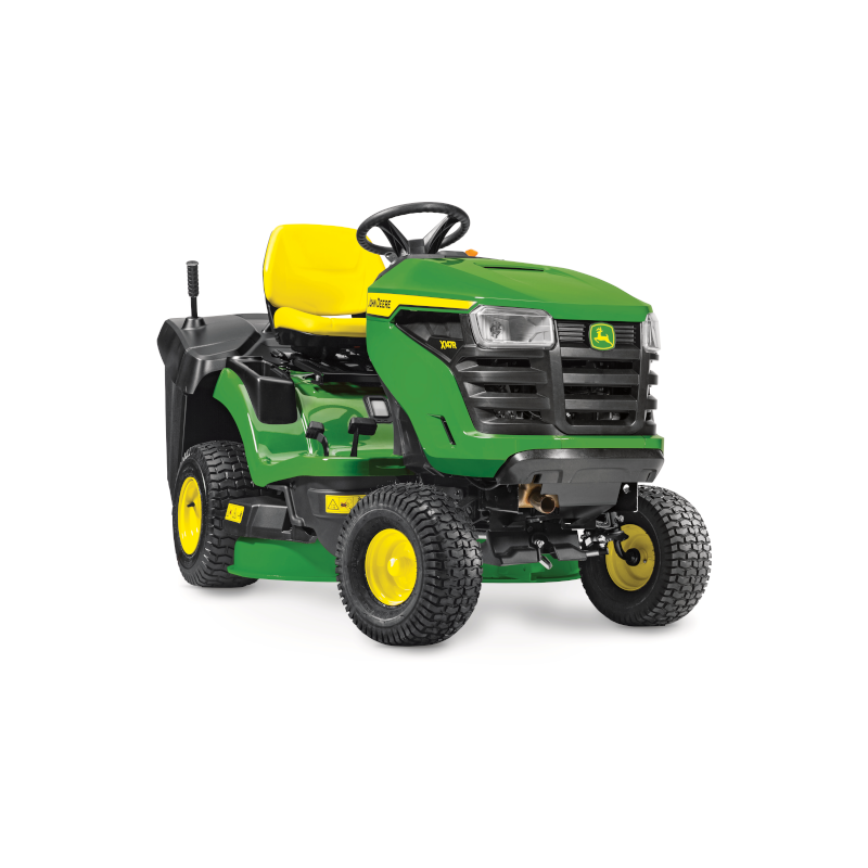 tondeuse-autoportee-bac-arriere-x147r.png Tondeuse autoportée à éjection arrière JOHN DEEERE X147R – Image 1